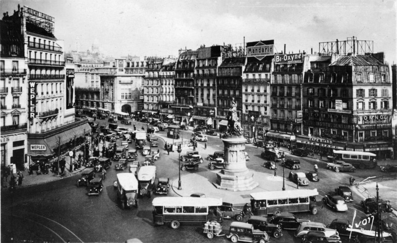 Place de Clichy dans les années 30