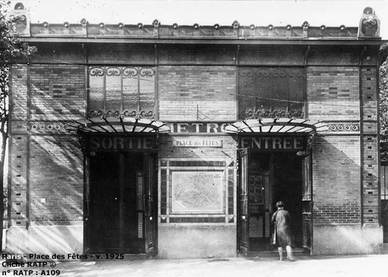 Edicule du métro - démoli en 1935