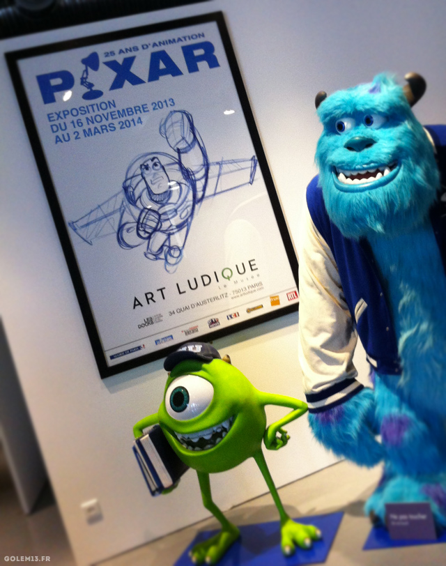 Art ludique, le musée Expo Pixar ©golem13