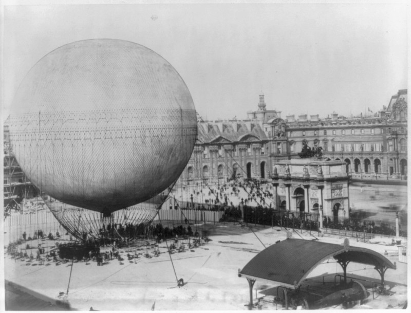 Ballon d'Henri Giffard - 1878 