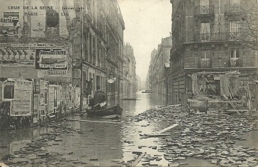 1910 – Inondations Rue de Lille