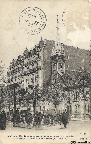 1908 – Les stations Marcadet