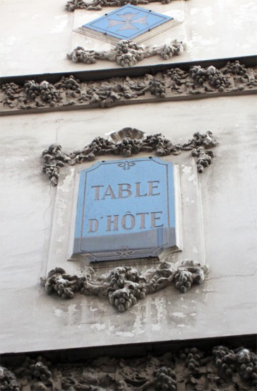 Paris 02 – Les tables d’hôtes