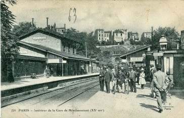 1868 – La Gare de Ménilmontant