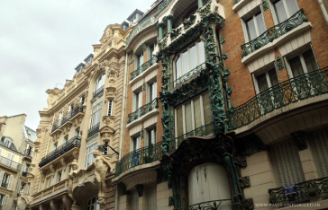 Paris 10 – Les façades Art Nouveau de la rue d’Abbeville